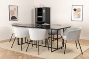 Dining group, Dining table 200×90 + 6 dining chairs